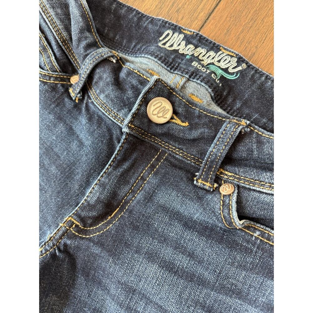 Wrangler Low Rise Bootcut Jeans Excellent Size 2 - Picture 3 of 6
